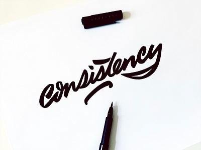 consistency branding calligraphy consitency custom daily flow fun handlettering inspiration lettering logo logotype premium script type unique