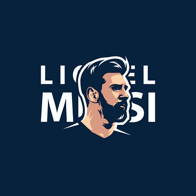 Lionel Messi adobe illustrator branding coreldraw design fcbarcelona football illustration lionelmessi logo messi vector