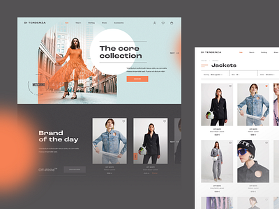 Multibrand Fashion Store clothes clothing design e commerce ecommerce fashion minimal shop shopify shopify store ui ux web website