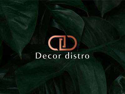 Decor Distro logo awesome businesslogo creative creativelogo fashionlogo goldenlogo goldlogo handdrawn illustration jewellery jewellerylogo logo logodesign minimal minimlaist modernlogo sketchlogo