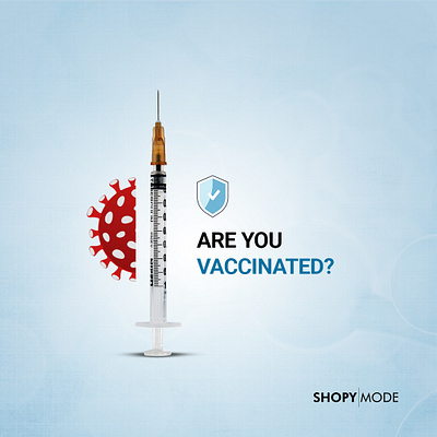 COVID-19 Vaccination poster design are you vaccinated branding covid concept covid facebook post facebook poster social media design vaccine concept