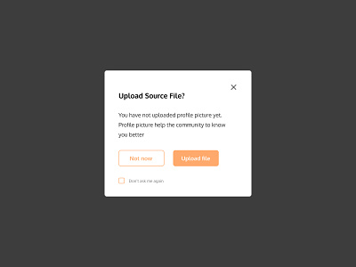 Modal card design icon modal typography ui ux