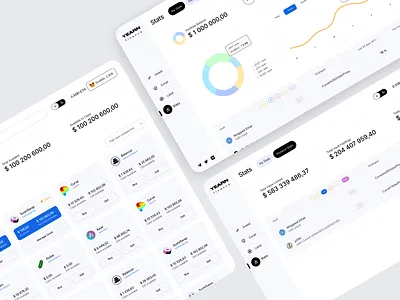 Yearn.finance Stats blockchain crypto dashboard dashboard design design ethereum graphic design stats tabs ui uiux ux web web app web application web design website