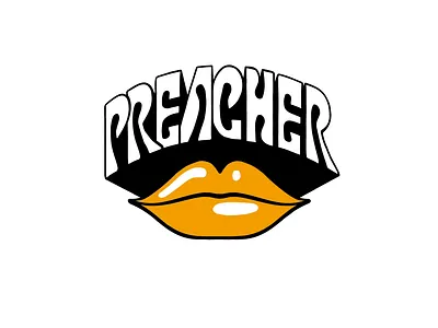 Preacher Surfboards animation branding character illustration preacher surfboard vector wake