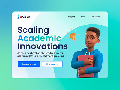 Disso | An open collaboration platform for students and business design graphic design ui ux ux research