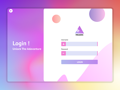 Login UI - Glassmorphism 3d animation app branding design graphic design illustration logo ui vector