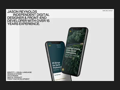 Personal Site – Alternative | Desktop device grid helvetica now iphone layout minimal mobile personal portfolio type typography ui web design website