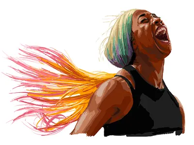 Olympic athletes art digital digital portrait digitalart illustration people portrait sketch sport sportsman
