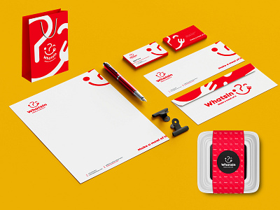 Whatsin Stationery Design branding colors design illustration modern