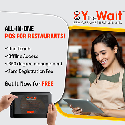 Organize Your Order Taking Process Effortlessly With YtheWait order taking app restaurant management software