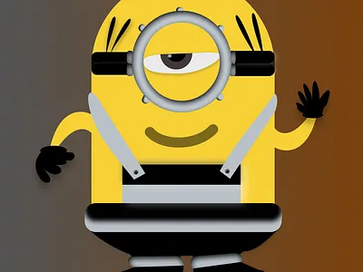 Minion 3D Art graphic design ui