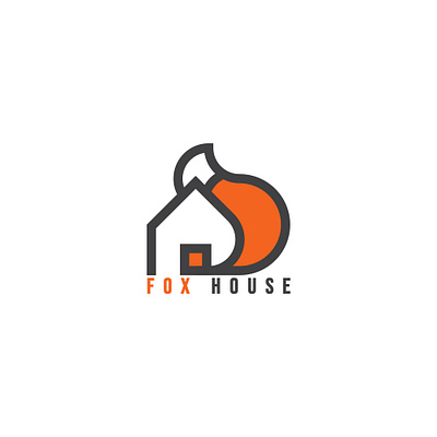 FOX HOUSE adobe animal branding fox il logo logodesign logotype