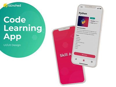 Skill App - Code Learning App animation coding creative design development education ios learning mobile app development mvp programming startup studio swift ui ux