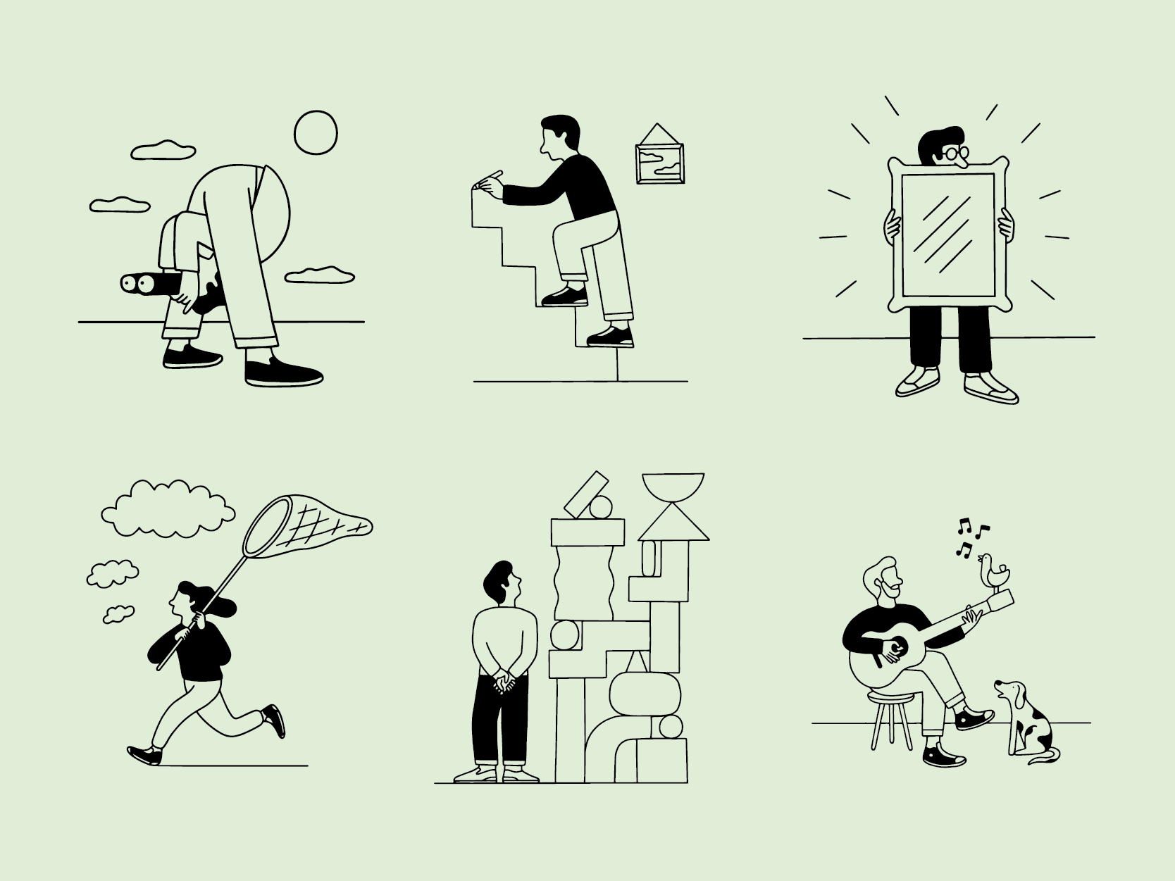 Almighty Brand Illustrations artist brand illustrations clever illustrations design drawing graphic design illustration illustrator simple drawing visual communication witty illustration