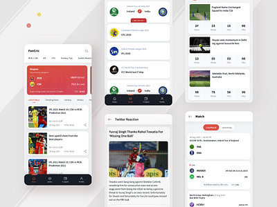 Sports News app blog creative cricket dribble best shot flash graphic design latest news minimal mobile mobile app news newsapp newsfeed newsletter newspaper trending ui ui design uinugget uxuidesign
