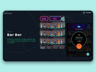 Bar Bar - iPad app app branding design ui ux