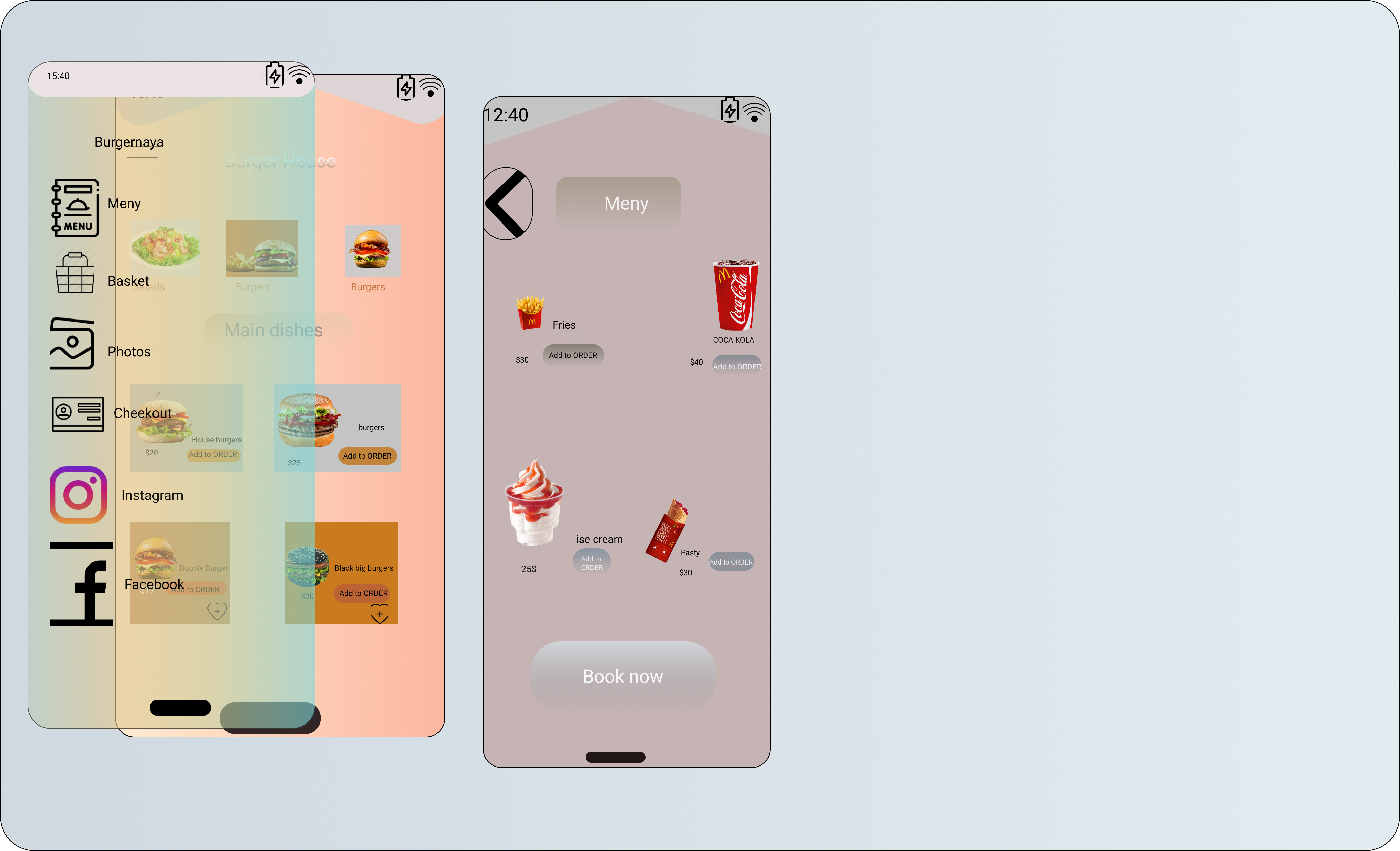 Example of Mobil app