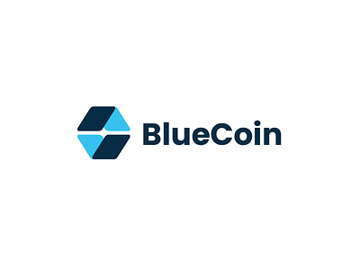 BlueCoin Logo blue bluecoin branding card coin credit design finance icon logo monogram