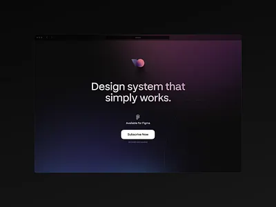 DS Landing design system landing