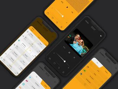 TV/Radio App #2 app app design iran radio tv ui design