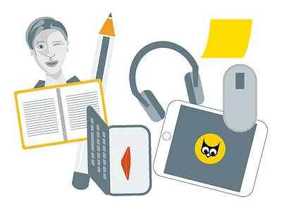 at work designer illustrator ux design