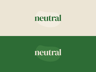neutral care - Deodorant Wordmark Logo #2 abstract brand identity deodorant fresh letter letters logo logo design modern natural neutral organic skin skincare wordmark wordmark logo