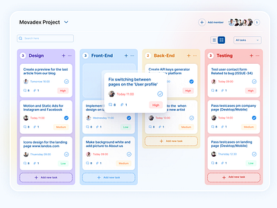 Task Manager — Organize Your Life 3d animation app branding design design team graphic design landing logo motion graphics movadex site studio task ui ux web design web site