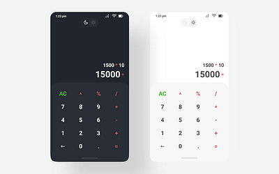 Calculator App Design app design application design best ui designer calculator app design dailyui dailyuidesign design figma ui uidesign uiux web design website design