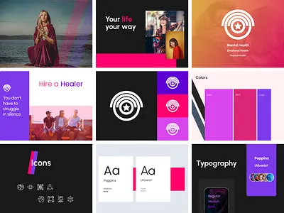 Enter Here - Brand Identity accessibility blog branding dashboard design hero illustration landing page mental health product ui ux webapp website
