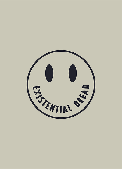 Existential Dread design drawing illustration logo vector