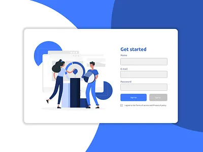 Daily UI #001 • Sign Up daily ui daily ui 001 sign up ui ui design ui ux ux ui