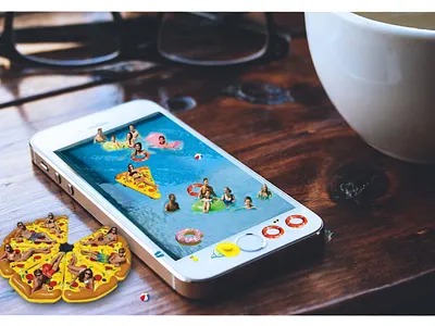 Leave your phone and enjoy the life. adobe creative design graphic design idea illustration image image manipulation iphone logo manipulation mobile moodboard photo manipulation picnic tricks