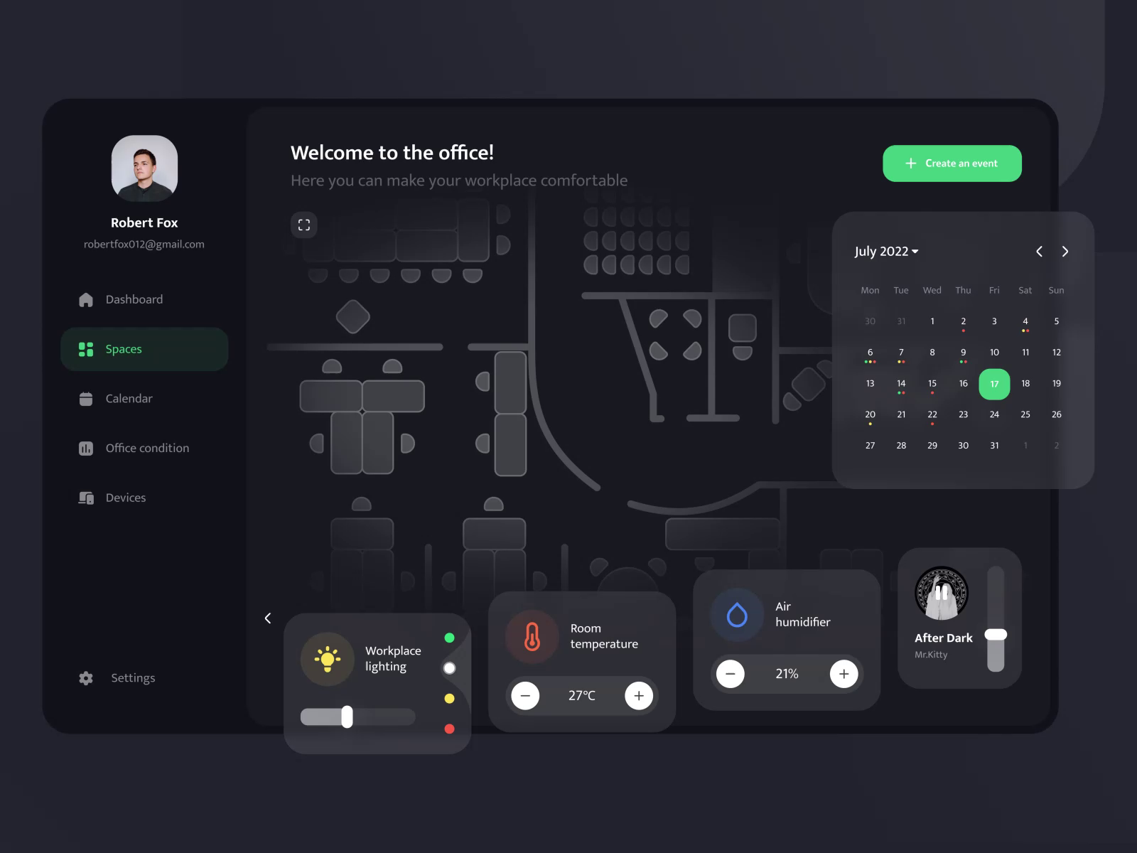 Office Control App by Daria Kravets for Purrweb UI/UX Agency on Dribbble