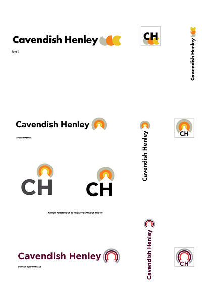 Cavendish Henley logo variants and branding brand guidelines branding logo design
