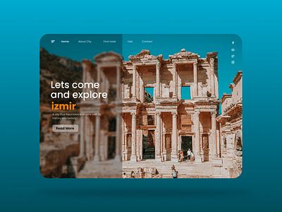 Tourism Landpage design graphic design ui ux