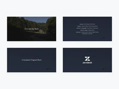 'Eric and the Bees' titles film graphic design graphic design for film title design