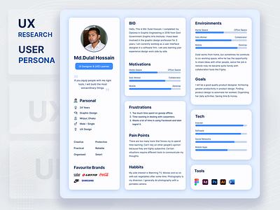 User Persona - UX Analysis analysis