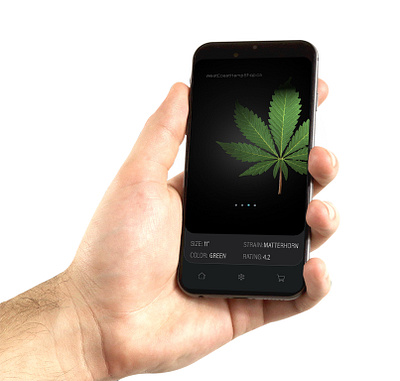 West Coast Hemp Comp Design app clean design ui ux