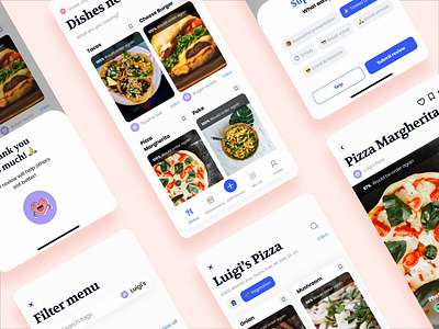 Taystr, mobile app for foodies animation app food foodies mobile product design ui ux uxui