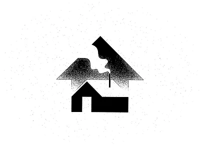 Home arrow chimney home house housing illustration smoke texture