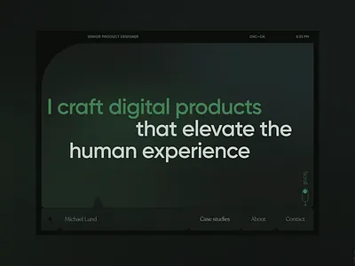 Updating website face branding gradient portfolio website