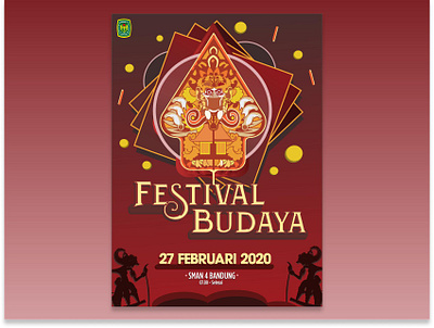 Event Poster - Festival Budaya Poster Design design event poster flat design illustration invitation poster design