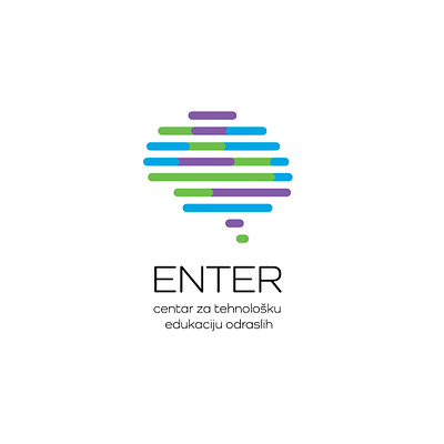ENTER - Logo design adobe adobe illustrator brain brain power learning institute logo logo design vector