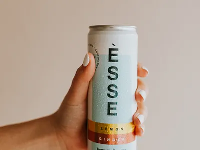 ESSE Sparkling Water beverage brand identity branding can consumer cpg food label design logo packaging photography product sparkling visual identity water