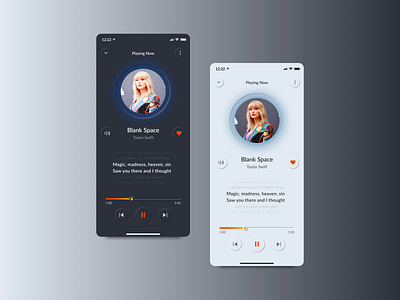 Music Neumorphism design mobile music music neumorphism neumorphism phone screens ui uiux userinterface