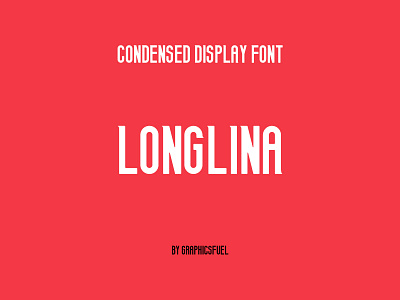 Longlina Condensed Display Font longlina