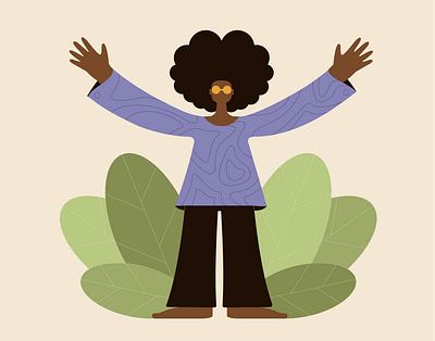 Hippie blackwoman draw drawing geometry hippie illustration illustrator ilustracion portrait sketch vector woman yoga