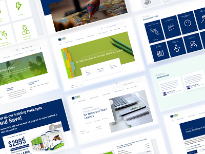 Website Redesign of Course Material platform clean design flat joomla minimal redesign ui uidesign uiux webdesign www.trainingcoursematerial.com