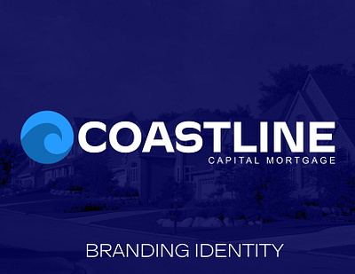 Coastline Capital Mortgage Brand Identity branding design graphic design logo