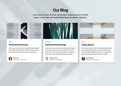 Blog Posts blog design figma ui ux website